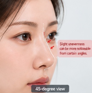 Why Does My Nasal Bridge Look Uneven After Rhinoplasty?